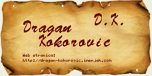 Dragan Kokorović vizit kartica